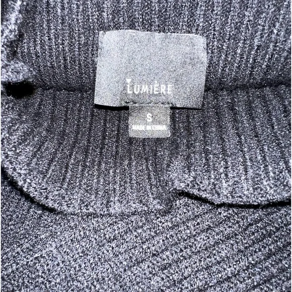 NWT- New With Tags Women’s Mock Neck Black Sweater Dress Size Small - Picture 11 of 11